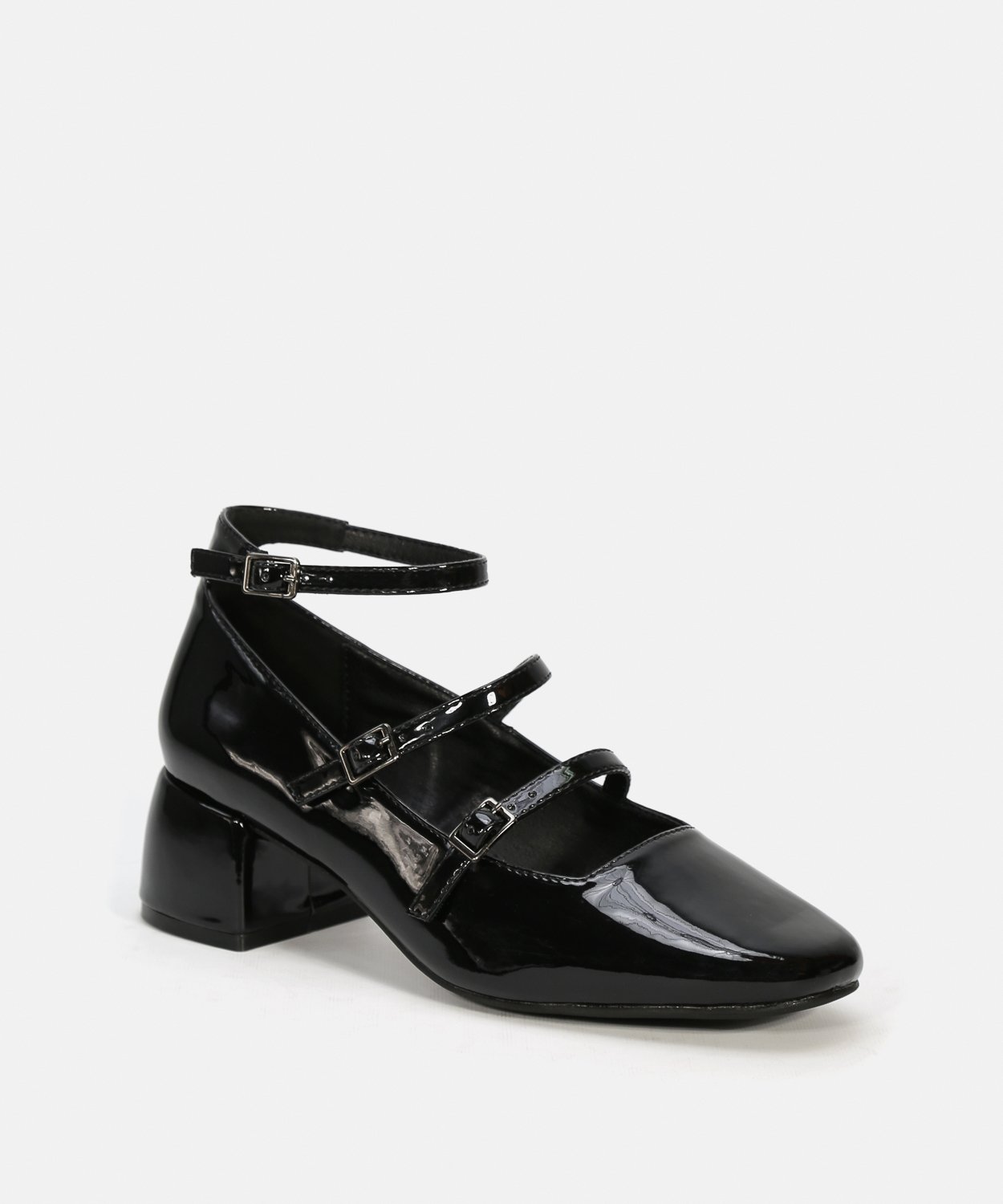 Zapatos tac&oacute;n doble hebilla image number null